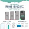image:imageSmartish iPhone 17 Screen Protector  2Pack Tempered Glass Screen Protectors  Cleaning Kit  Tuff Sheet  9H Easy Install Frame Scratch Resistant CaseFriendly for Apple iPhone 17Screen Protectors  Lens Covers