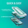 image:imageSmartish iPhone 17 Screen Protector  2Pack Tempered Glass Screen Protectors  Cleaning Kit  Tuff Sheet  9H Easy Install Frame Scratch Resistant CaseFriendly for Apple iPhone 17Screen Protectors  Lens Covers