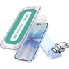 image:imageSmartish iPhone 17 Screen Protector  2Pack Tempered Glass Screen Protectors  Cleaning Kit  Tuff Sheet  9H Easy Install Frame Scratch Resistant CaseFriendly for Apple iPhone 17Screen Protectors  Lens Covers