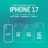 image:imageSmartish iPhone 17 Screen Protector  2Pack Tempered Glass Screen Protectors  Cleaning Kit  Tuff Sheet  9H Easy Install Frame Scratch Resistant CaseFriendly for Apple iPhone 17Privacy Screen Protectors