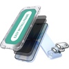 image:imageSmartish iPhone 17 Screen Protector  2Pack Tempered Glass Screen Protectors  Cleaning Kit  Tuff Sheet  9H Easy Install Frame Scratch Resistant CaseFriendly for Apple iPhone 17Privacy Screen Protector  Lens Covers