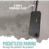 image:imageSmartish iPhone 17e16e MagSafe Case with Crossbody Lanyard Strap  Gripmunk  Slim  Protective Magnetic Slim Case with Universal Detachable Shoulder Neck Strap  Black Tie AffairWallet Case