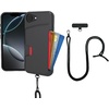 image:imageSmartish iPhone 17e16e MagSafe Case with Crossbody Lanyard Strap  Gripmunk  Slim  Protective Magnetic Slim Case with Universal Detachable Shoulder Neck Strap  Black Tie AffairWallet Case