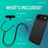 image:imageSmartish iPhone 17e16e MagSafe Case with Crossbody Lanyard Strap  Gripmunk  Slim  Protective Magnetic Slim Case with Universal Detachable Shoulder Neck Strap  Black Tie AffairMagSafe Case