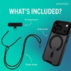 image:imageSmartish iPhone 17e16e MagSafe Case with Crossbody Lanyard Strap  Gripmunk  Slim  Protective Magnetic Slim Case with Universal Detachable Shoulder Neck Strap  Black Tie AffairMagSafe Clear Case