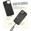 image:imageSmartish iPhone 17e16e MagSafe Case with Crossbody Lanyard Strap  Gripmunk  Slim  Protective Magnetic Slim Case with Universal Detachable Shoulder Neck Strap  Black Tie AffairWallet Case