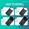 image:imageSmartish iPhone 17e16e MagSafe Case with Crossbody Lanyard Strap  Gripmunk  Slim  Protective Magnetic Slim Case with Universal Detachable Shoulder Neck Strap  Black Tie AffairMagSafe Clear Case