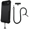 image:imageSmartish iPhone 17e16e MagSafe Case with Crossbody Lanyard Strap  Gripmunk  Slim  Protective Magnetic Slim Case with Universal Detachable Shoulder Neck Strap  Black Tie AffairMagSafe Armor Case