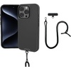 image:imageSmartish iPhone 17e16e MagSafe Case with Crossbody Lanyard Strap  Gripmunk  Slim  Protective Magnetic Slim Case with Universal Detachable Shoulder Neck Strap  Black Tie AffairMagSafe Case