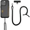 image:imageSmartish iPhone 17e16e MagSafe Case with Crossbody Lanyard Strap  Gripmunk  Slim  Protective Magnetic Slim Case with Universal Detachable Shoulder Neck Strap  Black Tie AffairWallet Case