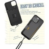 image:imageSmartish iPhone 17e16e MagSafe Case with Crossbody Lanyard Strap  Gripmunk  Slim  Protective Magnetic Slim Case with Universal Detachable Shoulder Neck Strap  Black Tie AffairWallet Case
