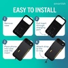 image:imageSmartish iPhone 17e16e MagSafe Case with Crossbody Lanyard Strap  Gripmunk  Slim  Protective Magnetic Slim Case with Universal Detachable Shoulder Neck Strap  Black Tie AffairWallet Case