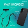 image:imageSmartish iPhone 17e16e MagSafe Case with Crossbody Lanyard Strap  Gripmunk  Slim  Protective Magnetic Slim Case with Universal Detachable Shoulder Neck Strap  Black Tie AffairMagSafe Case