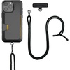 image:imageSmartish iPhone 17e16e MagSafe Case with Crossbody Lanyard Strap  Gripmunk  Slim  Protective Magnetic Slim Case with Universal Detachable Shoulder Neck Strap  Black Tie AffairWallet Case