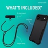 image:imageSmartish iPhone 17e16e MagSafe Case with Crossbody Lanyard Strap  Gripmunk  Slim  Protective Magnetic Slim Case with Universal Detachable Shoulder Neck Strap  Black Tie AffairMagSafe Armor Case