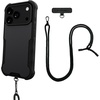 image:imageSmartish iPhone 17e16e MagSafe Case with Crossbody Lanyard Strap  Gripmunk  Slim  Protective Magnetic Slim Case with Universal Detachable Shoulder Neck Strap  Black Tie AffairMagSafe Armor Case