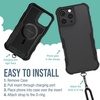 image:imageSmartish iPhone 17e16e MagSafe Case with Crossbody Lanyard Strap  Gripmunk  Slim  Protective Magnetic Slim Case with Universal Detachable Shoulder Neck Strap  Black Tie AffairMagSafe Armor Case