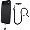 image:imageSmartish iPhone 17e16e MagSafe Case with Crossbody Lanyard Strap  Gripmunk  Slim  Protective Magnetic Slim Case with Universal Detachable Shoulder Neck Strap  Black Tie AffairMagSafe Case