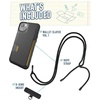 image:imageSmartish iPhone 17e16e MagSafe Case with Crossbody Lanyard Strap  Gripmunk  Slim  Protective Magnetic Slim Case with Universal Detachable Shoulder Neck Strap  Black Tie AffairWallet Case