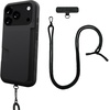 image:imageSmartish iPhone 17e16e MagSafe Case with Crossbody Lanyard Strap  Gripmunk  Slim  Protective Magnetic Slim Case with Universal Detachable Shoulder Neck Strap  Black Tie AffairWallet Case