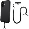 image:imageSmartish iPhone 17e16e MagSafe Case with Crossbody Lanyard Strap  Gripmunk  Slim  Protective Magnetic Slim Case with Universal Detachable Shoulder Neck Strap  Black Tie AffairMagSafe Case