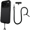 image:imageSmartish iPhone 17e16e MagSafe Case with Crossbody Lanyard Strap  Gripmunk  Slim  Protective Magnetic Slim Case with Universal Detachable Shoulder Neck Strap  Black Tie AffairMagSafe Case