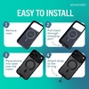 image:imageSmartish iPhone 17e16e MagSafe Case with Crossbody Lanyard Strap  Gripmunk  Slim  Protective Magnetic Slim Case with Universal Detachable Shoulder Neck Strap  Black Tie AffairMagSafe Clear Case