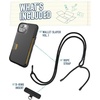 image:imageSmartish iPhone 17e16e MagSafe Case with Crossbody Lanyard Strap  Gripmunk  Slim  Protective Magnetic Slim Case with Universal Detachable Shoulder Neck Strap  Black Tie AffairWallet Case