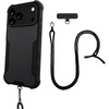 image:imageSmartish iPhone 17e16e MagSafe Case with Crossbody Lanyard Strap  Gripmunk  Slim  Protective Magnetic Slim Case with Universal Detachable Shoulder Neck Strap  Black Tie AffairMagSafe Armor Case