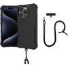 image:imageSmartish iPhone 17e16e MagSafe Case with Crossbody Lanyard Strap  Gripmunk  Slim  Protective Magnetic Slim Case with Universal Detachable Shoulder Neck Strap  Black Tie AffairMagSafe Armor Case