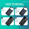 image:imageSmartish iPhone 17e16e MagSafe Case with Crossbody Lanyard Strap  Gripmunk  Slim  Protective Magnetic Slim Case with Universal Detachable Shoulder Neck Strap  Black Tie AffairMagSafe Clear Case