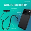 image:imageSmartish iPhone 17e16e MagSafe Case with Crossbody Lanyard Strap  Gripmunk  Slim  Protective Magnetic Slim Case with Universal Detachable Shoulder Neck Strap  Black Tie AffairMagSafe Case