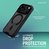 image:imageSmartish iPhone 17e16e MagSafe Case with Crossbody Lanyard Strap  Gripmunk  Slim  Protective Magnetic Slim Case with Universal Detachable Shoulder Neck Strap  Black Tie AffairMagSafe Clear Case