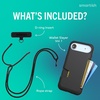 image:imageSmartish iPhone 17e16e MagSafe Case with Crossbody Lanyard Strap  Gripmunk  Slim  Protective Magnetic Slim Case with Universal Detachable Shoulder Neck Strap  Black Tie AffairWallet Case