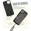 image:imageSmartish iPhone 17e16e MagSafe Case with Crossbody Lanyard Strap  Gripmunk  Slim  Protective Magnetic Slim Case with Universal Detachable Shoulder Neck Strap  Black Tie AffairWallet Case