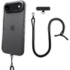 image:imageSmartish iPhone 17e16e MagSafe Case with Crossbody Lanyard Strap  Gripmunk  Slim  Protective Magnetic Slim Case with Universal Detachable Shoulder Neck Strap  Black Tie AffairMagSafe Clear Case