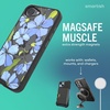 image:imageSmartish iPhone 17e16e MagSafe Clear Case  Gripmunk Magnetic Slim Case Lightweight  Protective Drop Tested AntiYellowing Thin Grip Clear Cover for Apple iPhone 17e16e  Clearly ClearBlue Blossoms MagSafe