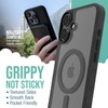 image:imageSmartish iPhone 17e16e MagSafe Clear Case  Gripmunk Magnetic Slim Case Lightweight  Protective Drop Tested AntiYellowing Thin Grip Clear Cover for Apple iPhone 17e16e  Clearly ClearClearly Black MagSafe