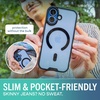 image:imageSmartish iPhone 17e16e MagSafe Clear Case  Gripmunk Magnetic Slim Case Lightweight  Protective Drop Tested AntiYellowing Thin Grip Clear Cover for Apple iPhone 17e16e  Clearly ClearClearly Black MagSafe