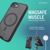 image:imageSmartish iPhone 17e16e MagSafe Clear Case  Gripmunk Magnetic Slim Case Lightweight  Protective Drop Tested AntiYellowing Thin Grip Clear Cover for Apple iPhone 17e16e  Clearly ClearClearly Black MagSafe