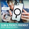 image:imageSmartish iPhone 17e16e MagSafe Clear Case  Gripmunk Magnetic Slim Case Lightweight  Protective Drop Tested AntiYellowing Thin Grip Clear Cover for Apple iPhone 17e16e  Clearly ClearClearly Black MagSafe