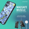 image:imageSmartish iPhone 17e16e MagSafe Clear Case  Gripmunk Magnetic Slim Case Lightweight  Protective Drop Tested AntiYellowing Thin Grip Clear Cover for Apple iPhone 17e16e  Clearly ClearBlue Blossoms MagSafe