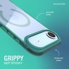 image:imageSmartish iPhone 17e16e MagSafe Clear Case  Gripmunk Magnetic Slim Case Lightweight  Protective Drop Tested AntiYellowing Thin Grip Clear Cover for Apple iPhone 17e16e  Clearly ClearClearly Green MagSafe
