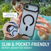 image:imageSmartish iPhone 17e16e MagSafe Clear Case  Gripmunk Magnetic Slim Case Lightweight  Protective Drop Tested AntiYellowing Thin Grip Clear Cover for Apple iPhone 17e16e  Clearly ClearMore Prints MagSafe
