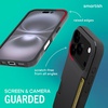 image:imageSmartish iPhone 17e16e Wallet Case  Phone Wristlet  Slim  Protective Phone Case Credit Card Holder  Detachable Wrist Strap Loop for Apple iPhone 17e16e  Black Tie AffairiPhone 17 Pro