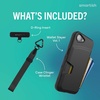 image:imageSmartish iPhone 17e16e Wallet Case  Phone Wristlet  Slim  Protective Phone Case Credit Card Holder  Detachable Wrist Strap Loop for Apple iPhone 17e16e  Black Tie AffairiPhone 17e16e