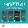 image:imageSmartish iPhone 17e16e Wallet Case  Phone Wristlet  Slim  Protective Phone Case Credit Card Holder  Detachable Wrist Strap Loop for Apple iPhone 17e16e  Black Tie AffairiPhone Air