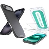 image:imageSmartish iPhone 17e16e Wallet Case  Screen Protector  Slim  Protective Phone Case Credit Card Holder  2Pack Tempered Glass Screen Protectors for Apple iPhone 17e16e  Black Tie AffairMagSafe Case