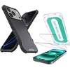 image:imageSmartish iPhone 17e16e Wallet Case  Screen Protector  Slim  Protective Phone Case Credit Card Holder  2Pack Tempered Glass Screen Protectors for Apple iPhone 17e16e  Black Tie AffairMagSafe Armor Case