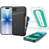 image:imageSmartish iPhone 17e16e Wallet Case  Screen Protector  Slim  Protective Phone Case Credit Card Holder  2Pack Tempered Glass Screen Protectors for Apple iPhone 17e16e  Black Tie AffairWallet Case